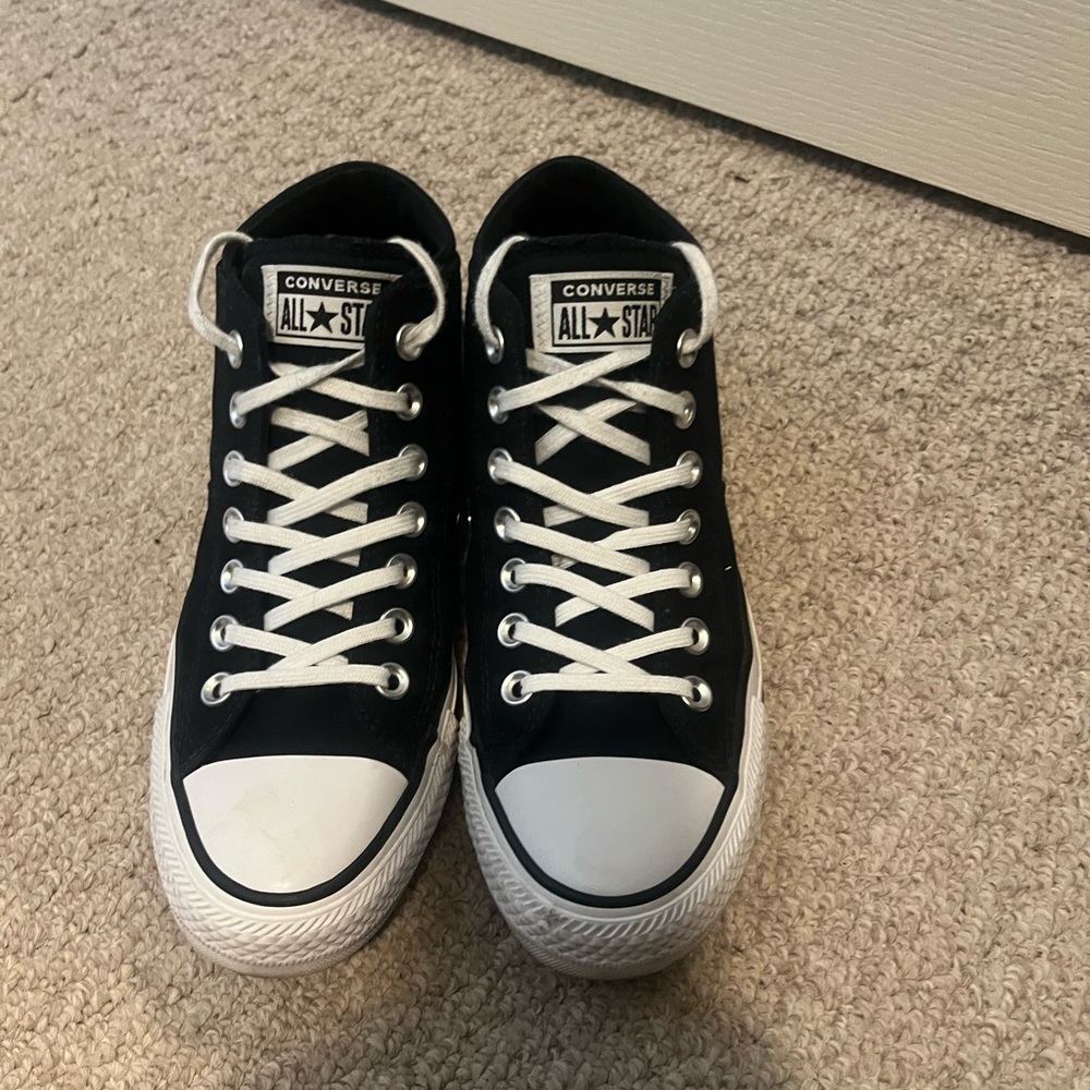 Converse Black and White High-Top Sneakers